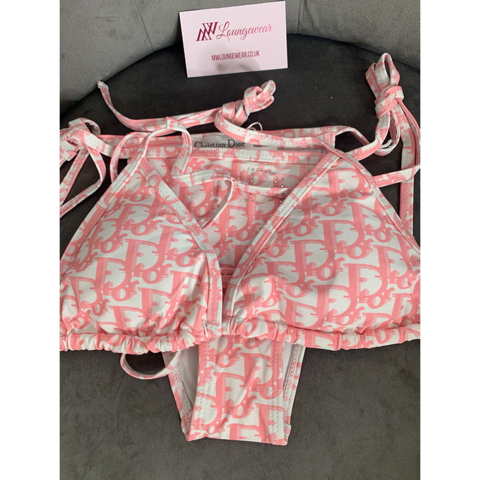 'DD' Light Pink Bikini Set
